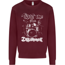 Trust Me I'm a Drummer Funny Drumming Drum Mens Sweatshirt Jumper Maroon