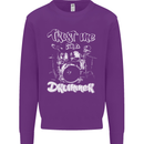 Trust Me I'm a Drummer Funny Drumming Drum Mens Sweatshirt Jumper Purple