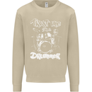 Trust Me I'm a Drummer Funny Drumming Drum Mens Sweatshirt Jumper Sand