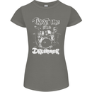 Trust Me I'm a Drummer Funny Drumming Drum Womens Petite Cut T-Shirt Charcoal