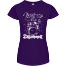 Trust Me I'm a Drummer Funny Drumming Drum Womens Petite Cut T-Shirt Purple