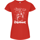 Trust Me I'm a Drummer Funny Drumming Drum Womens Petite Cut T-Shirt Red