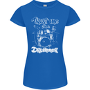 Trust Me I'm a Drummer Funny Drumming Drum Womens Petite Cut T-Shirt Royal Blue