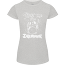 Trust Me I'm a Drummer Funny Drumming Drum Womens Petite Cut T-Shirt Sports Grey