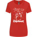 Trust Me I'm a Drummer Funny Drumming Drum Womens Wider Cut T-Shirt Red