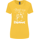 Trust Me I'm a Drummer Funny Drumming Drum Womens Wider Cut T-Shirt Yellow