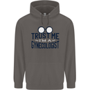 Trust Me I'm a Gynecologist Funny Rude Mens 80% Cotton Hoodie Charcoal
