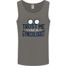 Trust Me I'm a Gynecologist Funny Rude Mens Vest Tank Top Charcoal