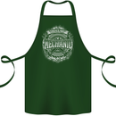 Trust Me I'm a Mechanic Funny Cotton Apron 100% Organic Forest Green