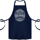 Trust Me I'm a Mechanic Funny Cotton Apron 100% Organic Navy Blue