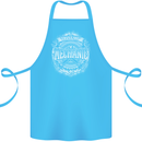 Trust Me I'm a Mechanic Funny Cotton Apron 100% Organic Turquoise