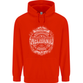 Trust Me I'm a Mechanic Funny Mens 80% Cotton Hoodie Bright Red