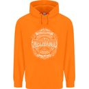 Trust Me I'm a Mechanic Funny Mens 80% Cotton Hoodie Orange