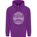 Trust Me I'm a Mechanic Funny Mens 80% Cotton Hoodie Purple