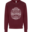 Trust Me I'm a Mechanic Funny Mens Sweatshirt Jumper Maroon