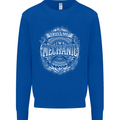 Trust Me I'm a Mechanic Funny Mens Sweatshirt Jumper Royal Blue