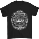 Trust Me I'm a Mechanic Funny Mens T-Shirt Cotton Gildan Black