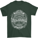 Trust Me I'm a Mechanic Funny Mens T-Shirt Cotton Gildan Forest Green