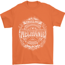 Trust Me I'm a Mechanic Funny Mens T-Shirt Cotton Gildan Orange