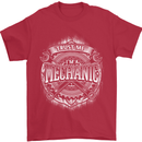 Trust Me I'm a Mechanic Funny Mens T-Shirt Cotton Gildan Red