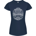 Trust Me I'm a Mechanic Funny Womens Petite Cut T-Shirt Navy Blue