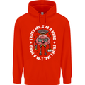 Trust Me I'm a Nerd Geek Graduate Brainy Childrens Kids Hoodie Bright Red