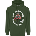Trust Me I'm a Nerd Geek Graduate Brainy Childrens Kids Hoodie Forest Green