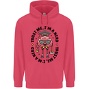 Trust Me I'm a Nerd Geek Graduate Brainy Childrens Kids Hoodie Heliconia