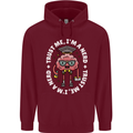Trust Me I'm a Nerd Geek Graduate Brainy Childrens Kids Hoodie Maroon