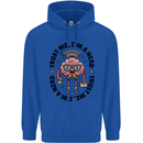 Trust Me I'm a Nerd Geek Graduate Brainy Childrens Kids Hoodie Royal Blue