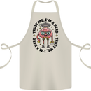 Trust Me I'm a Nerd Geek Graduate Brainy Cotton Apron 100% Organic Natural