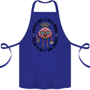 Trust Me I'm a Nerd Geek Graduate Brainy Cotton Apron 100% Organic Royal Blue