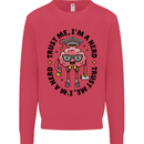 Trust Me I'm a Nerd Geek Graduate Brainy Kids Sweatshirt Jumper Heliconia
