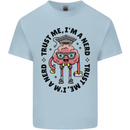 Trust Me I'm a Nerd Geek Graduate Brainy Kids T-Shirt Childrens Light Blue