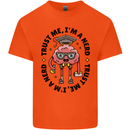 Trust Me I'm a Nerd Geek Graduate Brainy Kids T-Shirt Childrens Orange