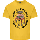 Trust Me I'm a Nerd Geek Graduate Brainy Kids T-Shirt Childrens Yellow