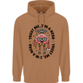 Trust Me I'm a Nerd Geek Graduate Brainy Mens 80% Cotton Hoodie Caramel Latte