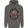 Trust Me I'm a Nerd Geek Graduate Brainy Mens 80% Cotton Hoodie Charcoal