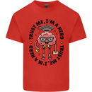 Trust Me I'm a Nerd Geek Graduate Brainy Mens Cotton T-Shirt Tee Top Red