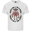 Trust Me I'm a Nerd Geek Graduate Brainy Mens Cotton T-Shirt Tee Top White