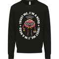 Trust Me I'm a Nerd Geek Graduate Brainy Mens Sweatshirt Jumper Black