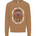 Trust Me I'm a Nerd Geek Graduate Brainy Mens Sweatshirt Jumper Caramel Latte
