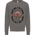 Trust Me I'm a Nerd Geek Graduate Brainy Mens Sweatshirt Jumper Charcoal
