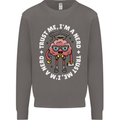 Trust Me I'm a Nerd Geek Graduate Brainy Mens Sweatshirt Jumper Charcoal