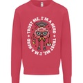 Trust Me I'm a Nerd Geek Graduate Brainy Mens Sweatshirt Jumper Heliconia