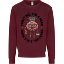 Trust Me I'm a Nerd Geek Graduate Brainy Mens Sweatshirt Jumper Maroon
