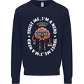 Trust Me I'm a Nerd Geek Graduate Brainy Mens Sweatshirt Jumper Navy Blue