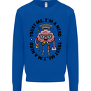 Trust Me I'm a Nerd Geek Graduate Brainy Mens Sweatshirt Jumper Royal Blue