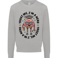 Trust Me I'm a Nerd Geek Graduate Brainy Mens Sweatshirt Jumper Sports Grey