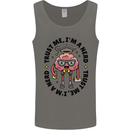 Trust Me I'm a Nerd Geek Graduate Brainy Mens Vest Tank Top Charcoal